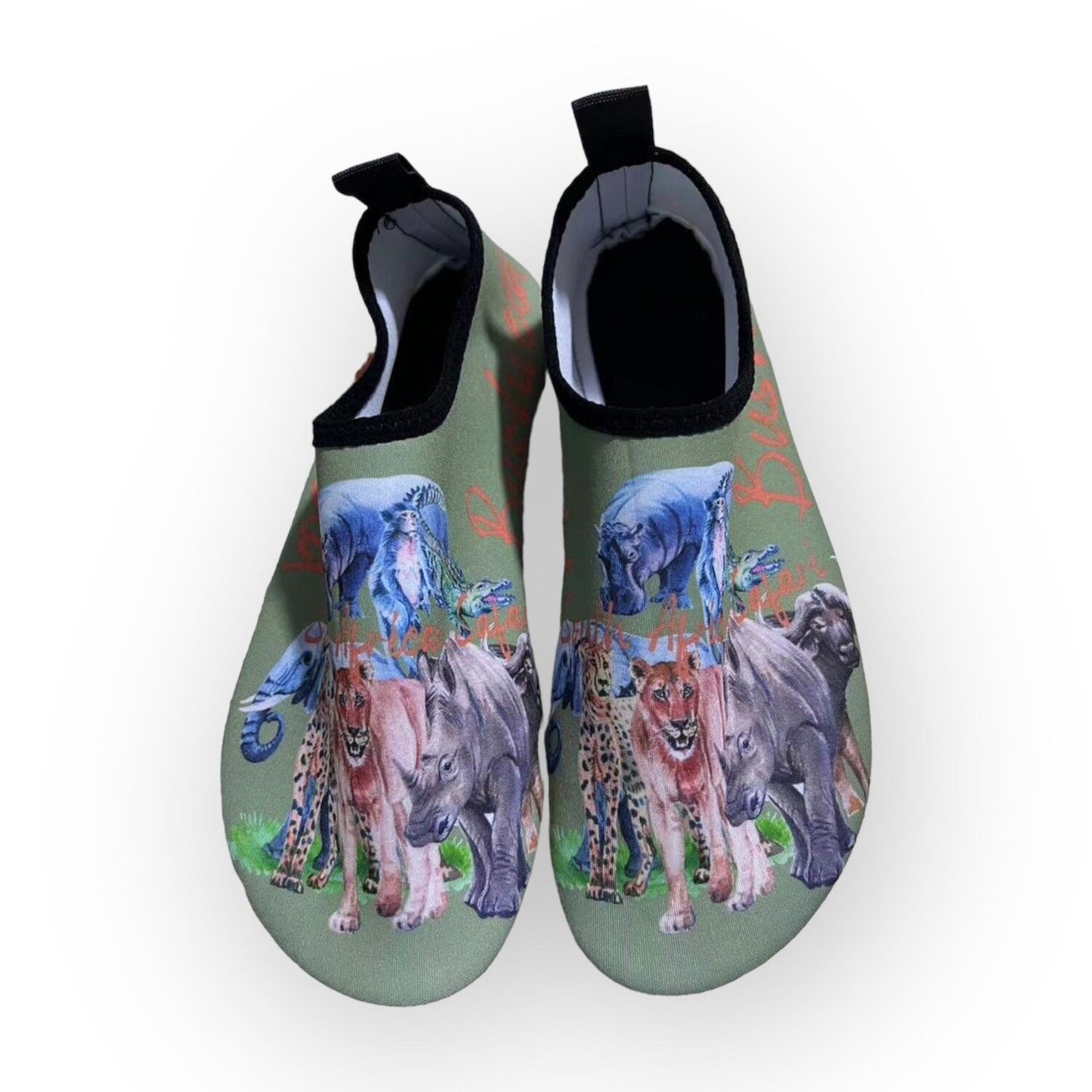 Adult Kaalvoet/Barefoot Shoes Size Unisex 4-11 Safari Theme