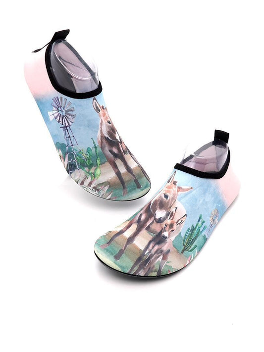 Adult Kaalvoet/Barefoot Shoes Size 4-11 Donkey Theme