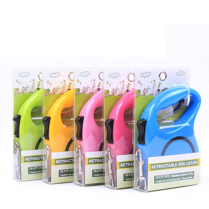 Heavy-Duty Retractable Dog Leash - 3M Telescopic Leash with Ergonomic Grip for Ultimate Control & Freedom