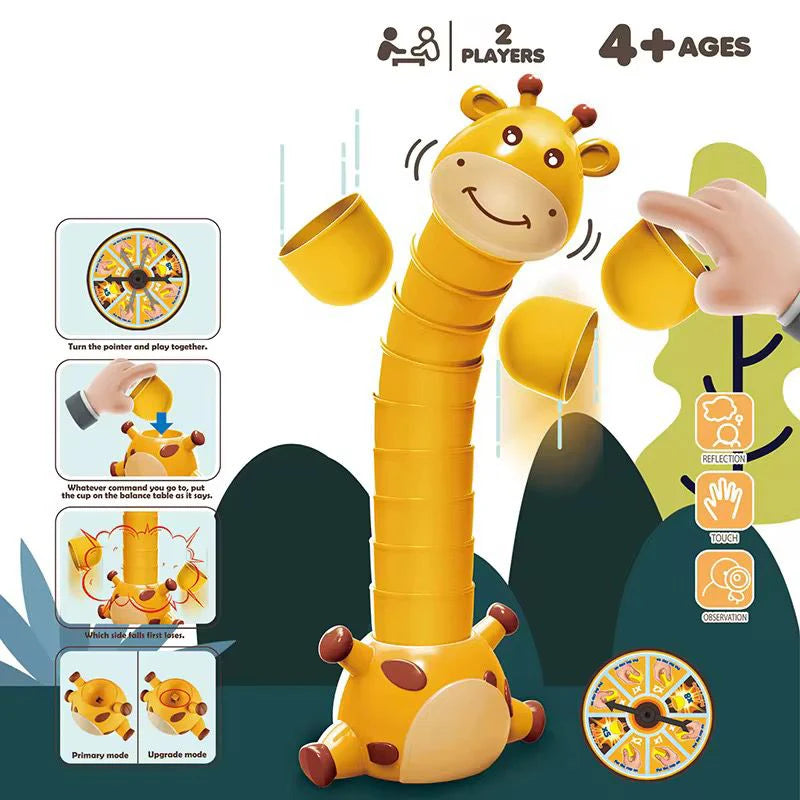 Giraffe Happy A Jenga - Stacking & Balancing Game