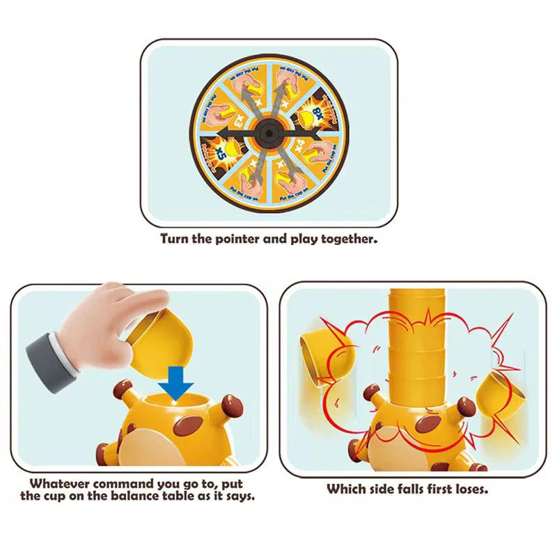 Giraffe Happy A Jenga - Stacking & Balancing Game