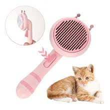 Pet Grooming Brush, Cute Bee Design And Soft Ergonomic Handle, Pet Comb For Cats & Dogs,pet Cleaning Slicker Brush Gently Removes Loose Undercoat